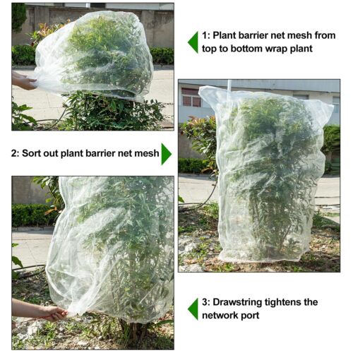 Insect Bird Barrier Mesh Garden Netting Barrier Bird Netting Netting For Plant W - Picture 4 of 7