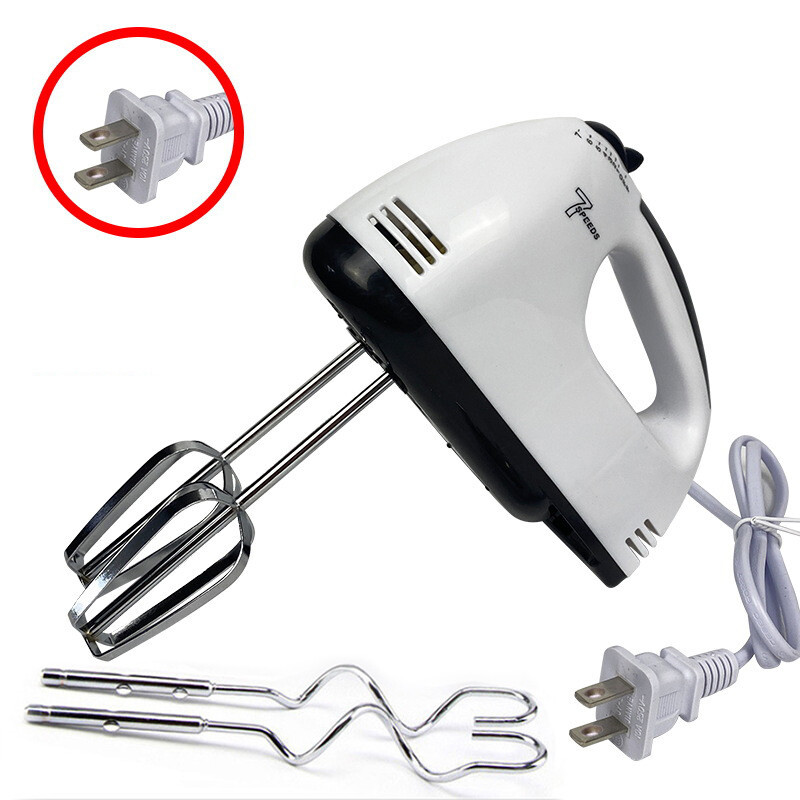 Premium 3-Speed Hand Mixer Electric Whisk Egg Beater & Milk Frother –  Gadfever