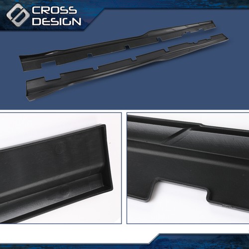 Side Skirts Fit For 2015-2023 Dodge Charger Panel splitter Glossy Black Widebody - Picture 12 of 12