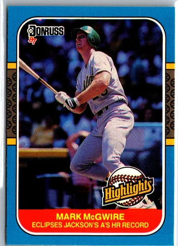 1987 Donruss Highlights #46 Mark McGwire