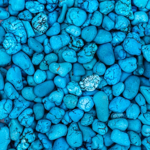 25g Tumbled Blue Turquenite Gemstone Crystals 5-15 Stones Bulk Rocks Wholesale - Picture 4 of 7