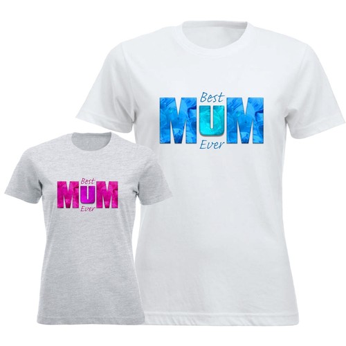 Camiseta Best Mum Ever Funny Idea de Regalo Perfecto para Mamá Camiseta Letras Rosa Vibrante - Imagen 1 de 18