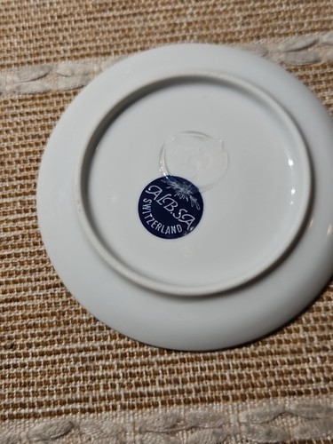 Vintage 4" Decorative Plate St. Moritz Made in Switzerland - Picture 4 of 5