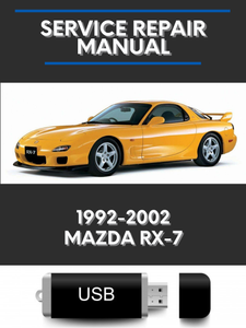 Mazda RX7 RX-7 1992-2002 Factory Service Repair Manual USB | eBay