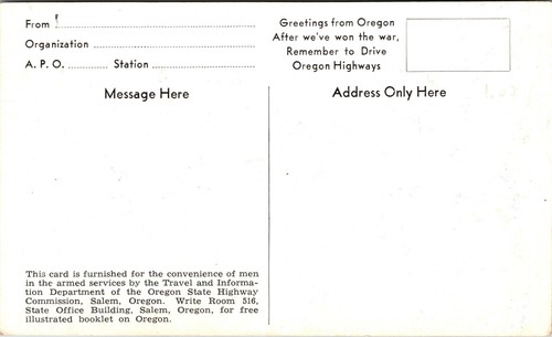 Madre hijo Indian Village Round-up Pendleton Oregon Postal APO Servicio Armado - Imagen 2 de 2