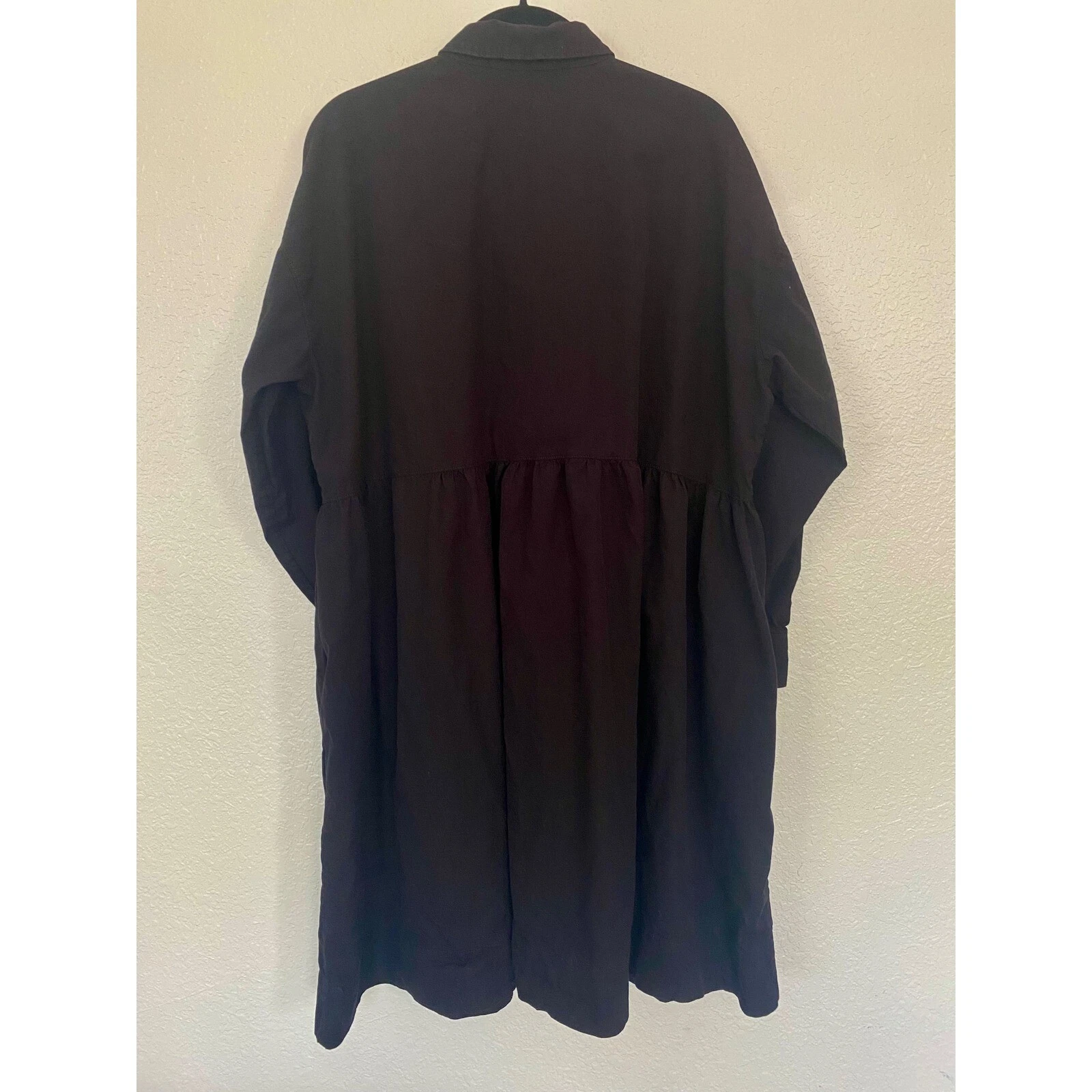 VETEMENTS Abito donna Everlane lunghezza ginocchio manica lunga oversize nero taglia M