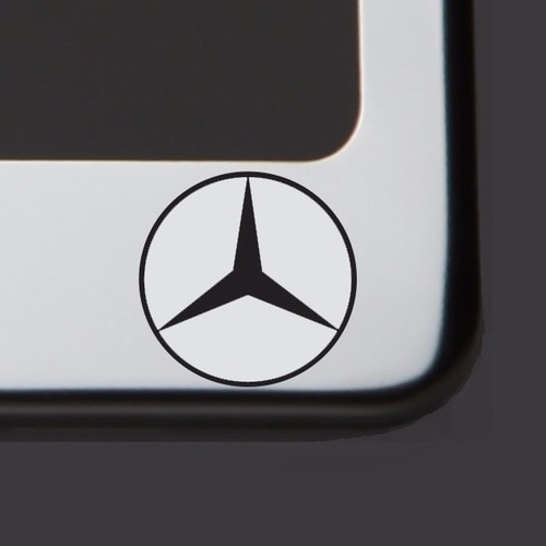 Polish Mirror 304 SS Black Letter Mercedes Benz Laser Etched License Plate Frame - Picture 3 of 4