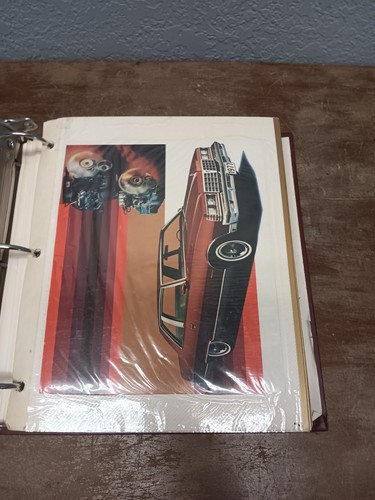 Vintage RARE 1954/55 Pontiac Motor Division Data Scrapbook SIEHE BILDER - Bild 2 von 24