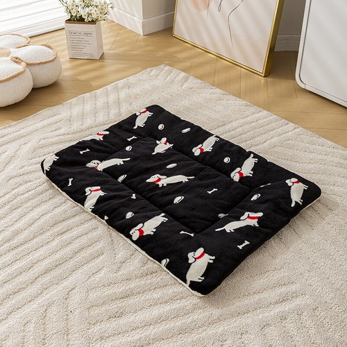 Self Warming Pet Bed Cushion Pad Dog Cat Cage Kennel Crate Soft Cozy Mat Blanket - Picture 3 of 19