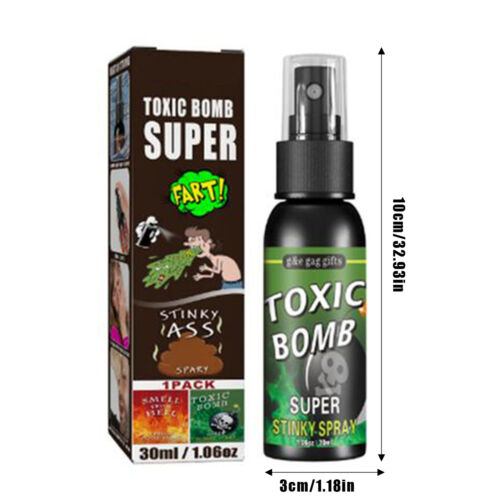 Liquid Fart Spray Can Stink Bomb Ass-Smelly Stinky Gas Crap Gag Prank Toy Joke - Picture 7 of 16