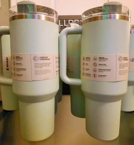 Stanley GREEN DEVINE 40 oz Quencher Tumbler *Limited Edition DANI AUSTIN Edition - Picture 9 of 9