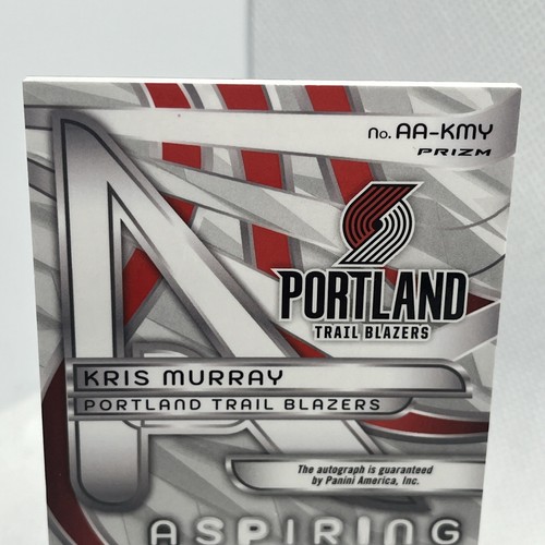 2023-24 Panini Spectra Aspiring Autographs #5 Kris Murray RC ROOKIE AUTO /99 - Picture 5 of 6