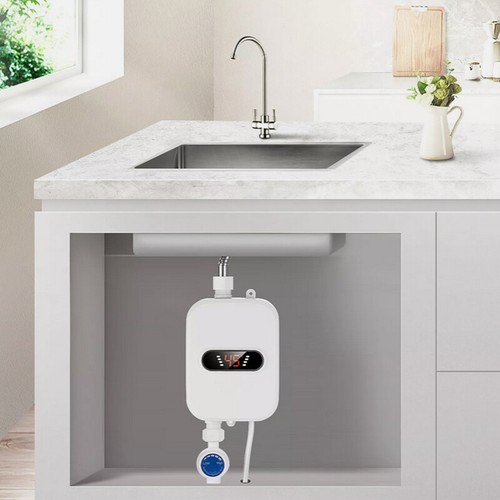 3500W Tankless Hot Water Heater Shower Electric Instant Heater Bathroom US J7U5 - Picture 11 of 12