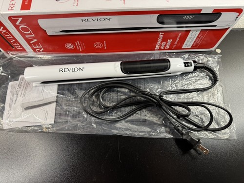 REVLON Crystal C 1 Inch XL Hair Straightener Open Box New - Picture 3 of 7
