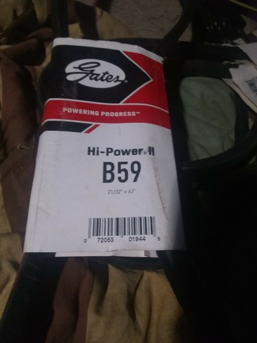 Pair Of Gates B59 hi-power II 21/32"x62" same as Dayco bp59 - Picture 2 of 2