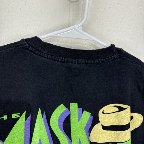 Camiseta THE MASK JIM CAREY PELÍCULA SOMEBODY STOP ME Moderna Reimpresión XL Promo - Imagen 15 de 21