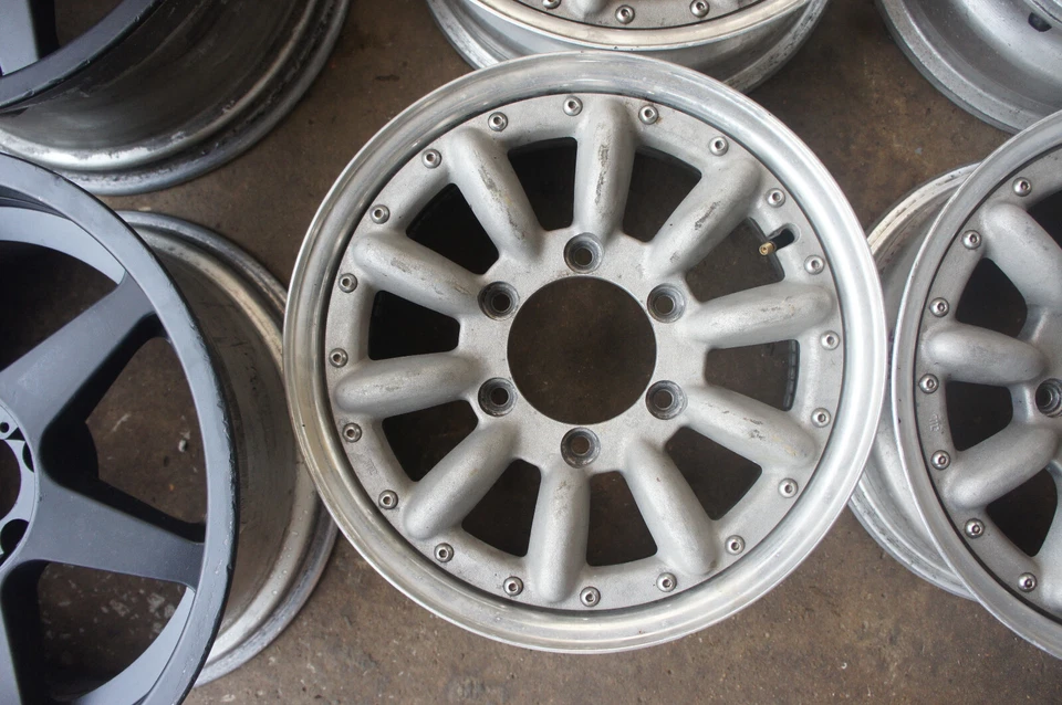 JDM 15" Enkei Decem10 Banana wheels hilux 4runner lc2 prado lj78 LC90 620 datsun - Image 3 of 4