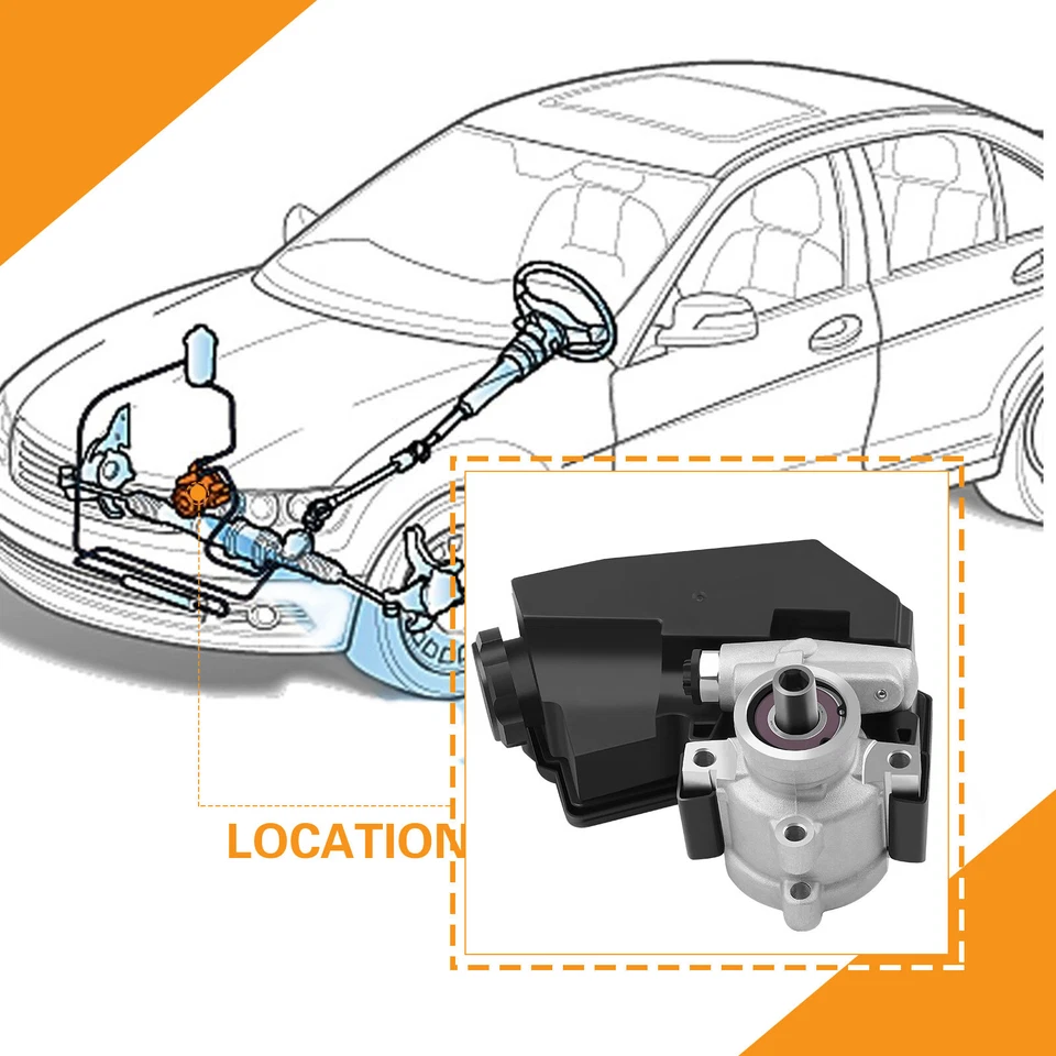 Bomba de dirección asistida para Jeep TJ Jeep Wrangler L6 1997-2003 4,0 L 55-7140 36P1488 Foto 2 de 4