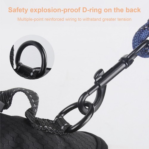 Anti-Yank Dog Safety Vest with 2 Belt Buckles, Adjustable Soft Padding, Refle... - Picture 6 of 6