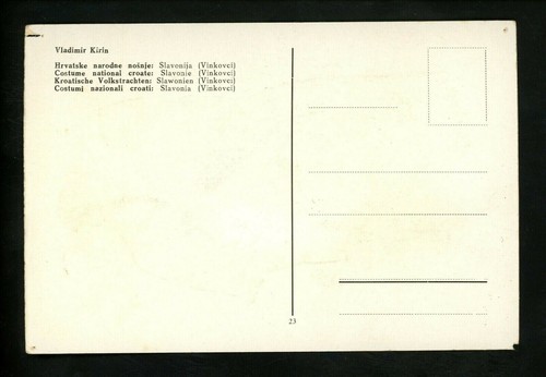 Costumes / Clothing postcard Costumes of Slovakia National Dress Artist Kirin - Picture 2 of 2