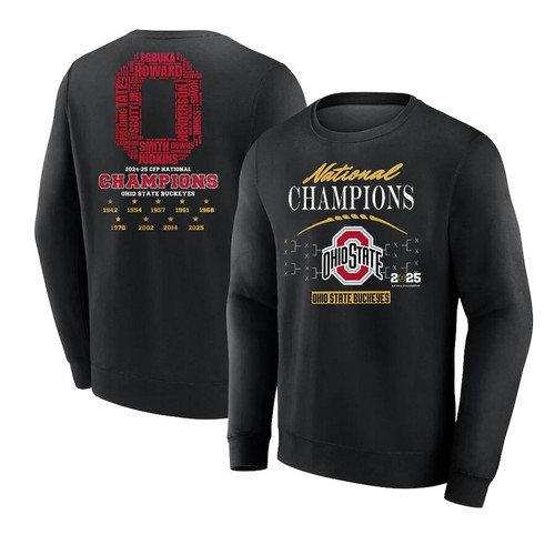 National Champions 2025 For Ohio State Limited Edition For Fans Sweatshirt S-4XL - Picture 10 of 10