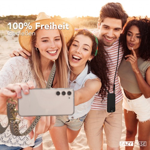 EAZY CASE do Samsung Galaxy S23 Plus Case Silikonowe z paskiem na ramię do zawieszenia - Zdjęcie 2 z 24