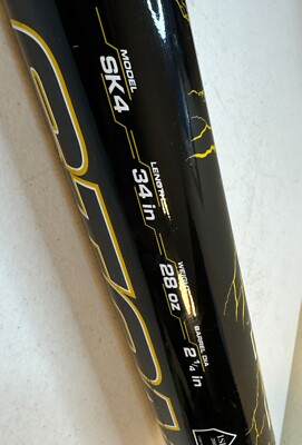 Easton Hammer Softball bat ISA approved SK4 34 in 28 oz 2 1/4 barrel