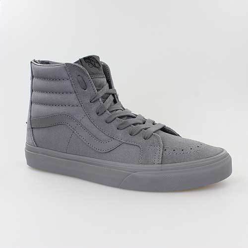 VANS SCHUHE SK8-HI SLIM ZIP MONO GREY GRAU CANVAS TORNADO V4KYJUX VANS SCHUHE SK8-HI SLIM ZIP MONO GREY GRAU CANVAS TORNADO V4KYJUX