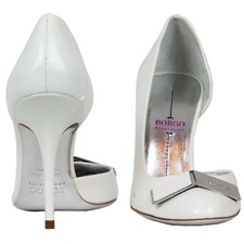 Scarpe da donna donna tacco alto a punta alla caviglia top da sposa designer prezzo consigliato - £ 260