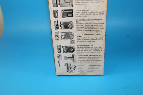 Vintage Ilco Unican Security Door Lock Jimmy Proof - Picture 13 of 16
