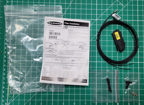 Banner D10B2PFP & 26080 PNP Fiber Optic Sensor Engineering 78762 PBT26 - New Set - Picture 4 of 7