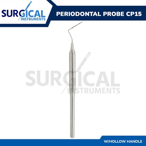 Periodontal Color Coded Marking Surgical Probes Williams CP-15 Hollow Handle - Picture 1 of 4