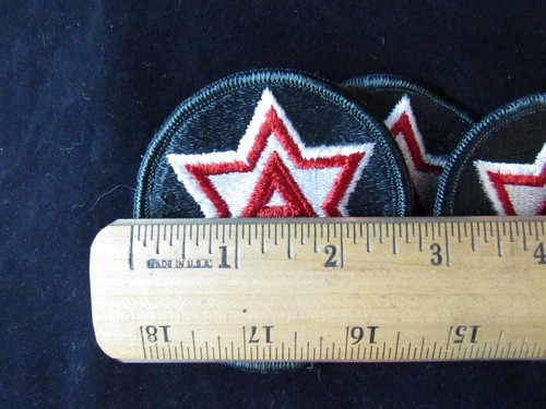 Lote de 10 Parches de Uniforme Militar 6o Ejército de la Segunda Guerra Mundial Rojo Blanco Verde Costado 🙂 NUEVO DE NUEVO✴ - Imagen 4 de 5