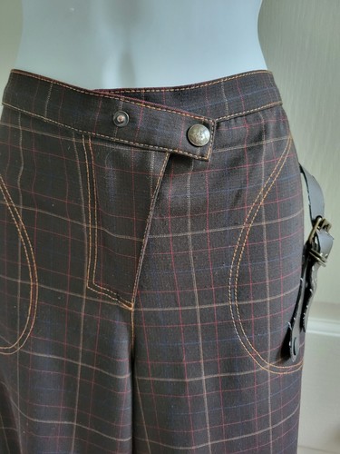 Cop Copine REAR VINTAGE Pants Capri sz 42 made in France - Picture 6 of 14