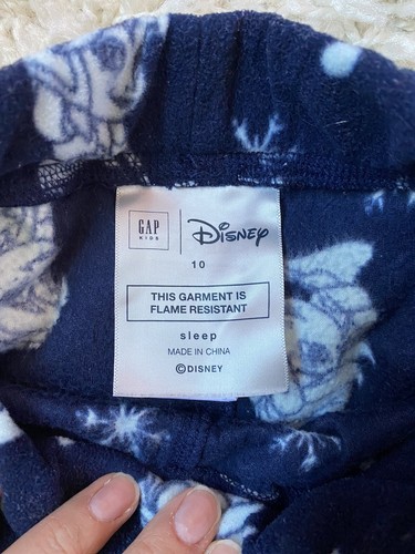 Gap Kids Disney Frozen Fleece 2 Piece Long Sleeve Pajama Set Size 10Y - Picture 6 of 6