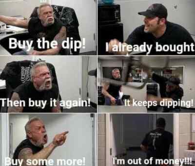その他 Its a meme, dont buy it Buy the dip Stock market crash Funny High Quality Metal 3 x 4