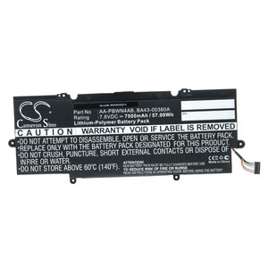 Batterie 7500mAh pour Samsung NP740, NP740U3E, AA-PBWN4AB, BA43-00360A