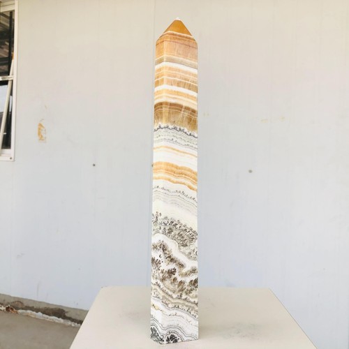 1544g Natural Grass Flower Stone Quartz Crystal Tower Mineral Healing AH194 - Picture 5 of 22