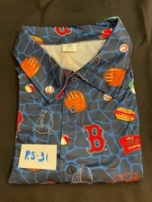 Boston Red Sox Men's Camp Shirt _ Very rare and collectible _ XL -short sleeve