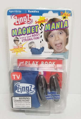 Zingz Magnet Mania Rumbles As Seen On TV Crazy Cool Tricks / Games New Toy