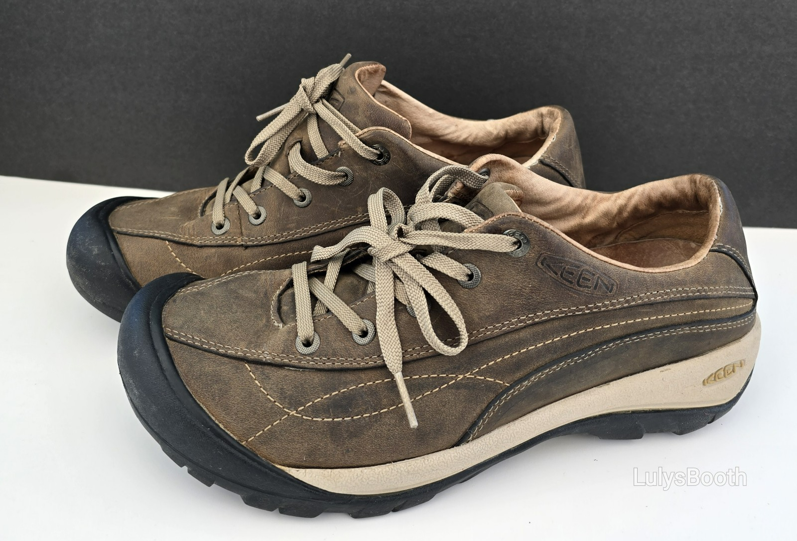 Scarpe stringate Keen Toyah donna taglia 10 pelle marrone casual escursionismo