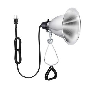 Simple Deluxe Clamp Lamp Light With 5.5 Inch Aluminum Reflector up to 60 Watt E2