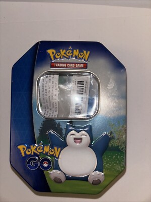 Pokemon Go Snorlax Tin Trading Cards Collectors Item | eBay