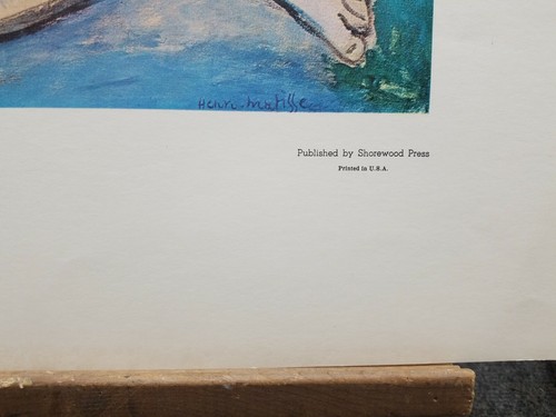 Henri Matisse Vintage Print "The Blue Nude" 22.5"×28.5" 1960's Shorewood Press - Picture 5 of 5