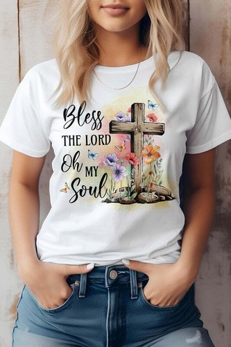 Christian Quote Graphic T-Shirt - Foto 5 di 12