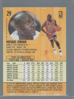#NBAカード #MichaelJordan #FLEER Fleer 1991 NBA Michael Jordan Basketball Card #29 The Last