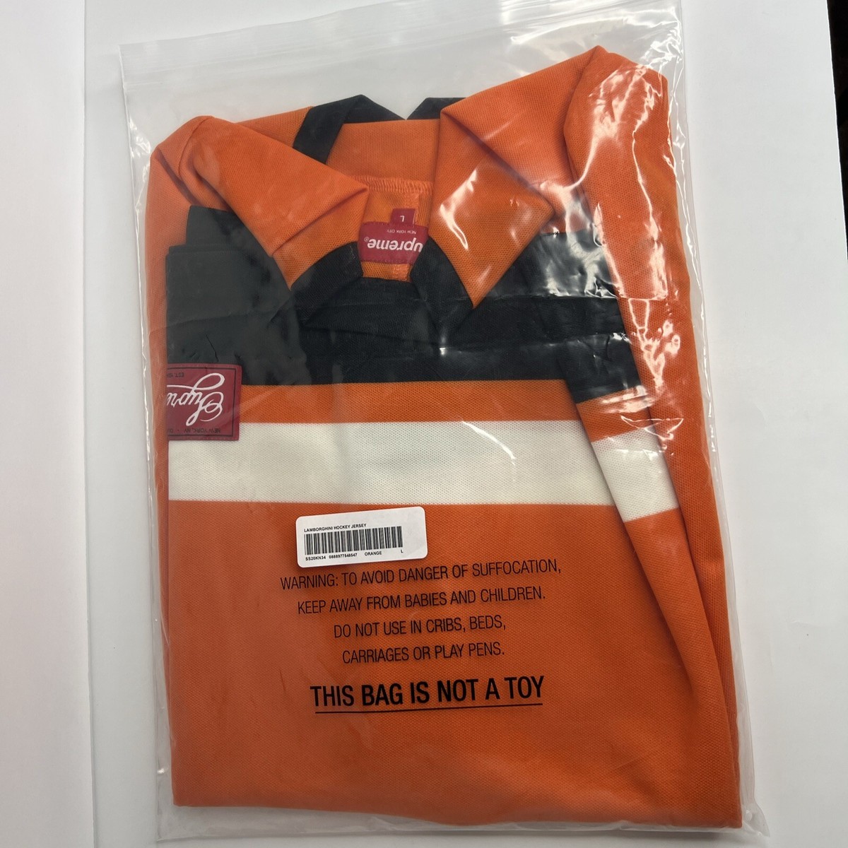 新品AutomobiliLamborghiniHockeyJersey Supreme Automobili Lamborghini Hockey Jersey (SS20) - $148