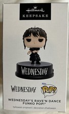 2024 Hallmark Keepsake Halloween Ornament Wednesday’s Rave ‘n Dance Funko Pop!