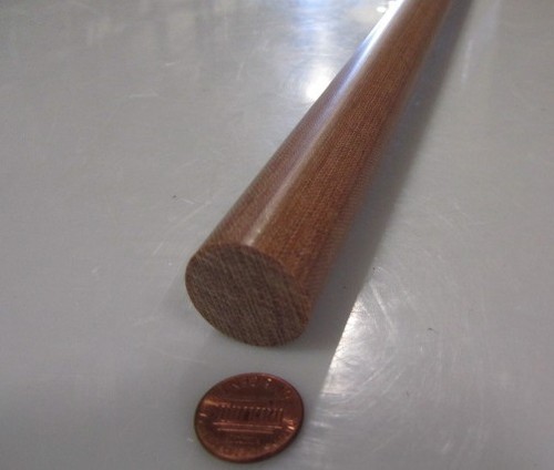 Phenolic Micarta CE Canvas Rods 1.00 Diameter x 36" Long - Picture 9 of 17