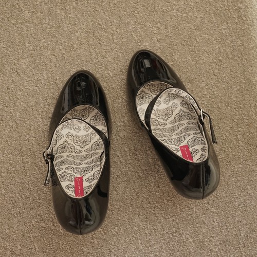 Damen Pumps High Heels Gr. 41 Schwarz Lackleder - Imagen 6 de 7